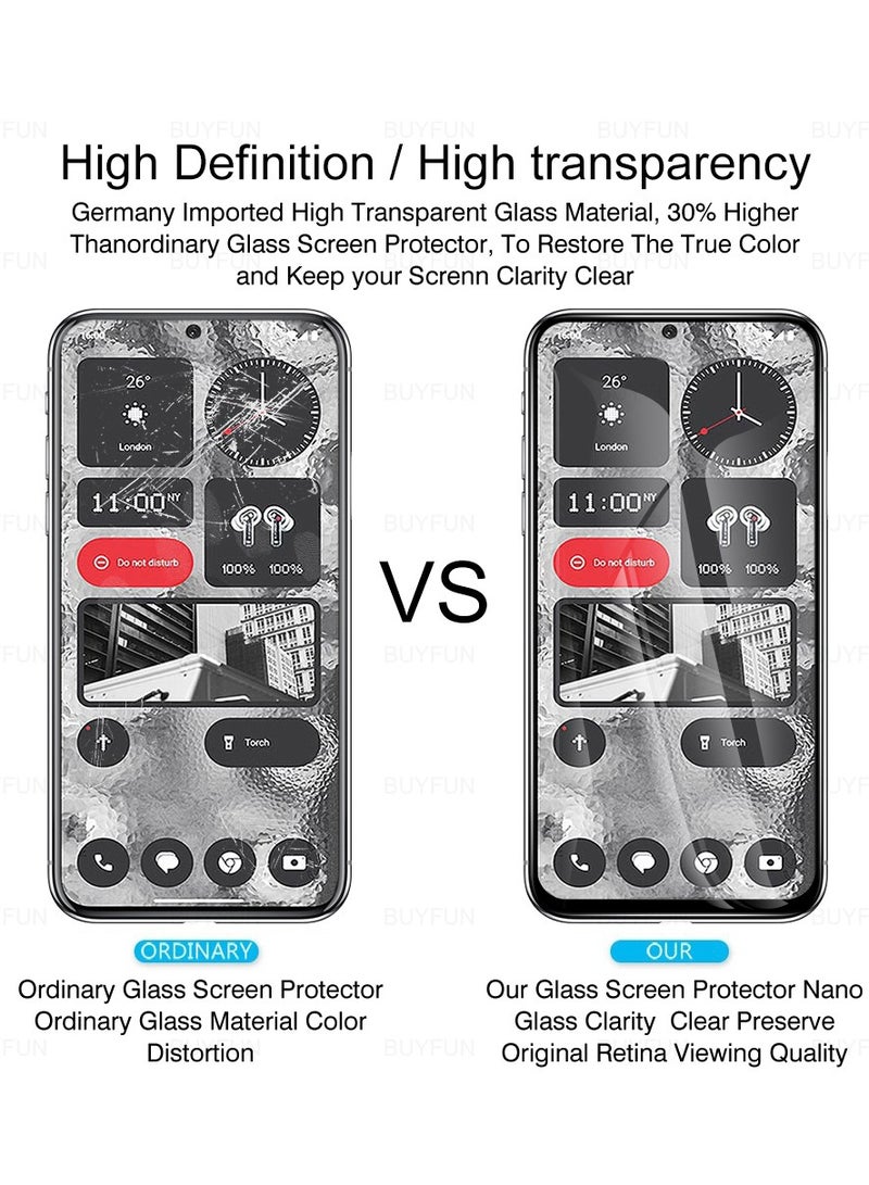 Screen Protector for Nothing Phone 2A Tempered Glass Screen Protector Anti Fingerprint Scratch Resistance Glass for Nothing Phone 2A - Image 3