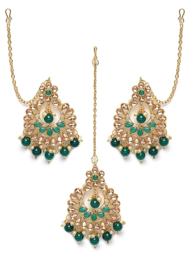 erorex Jewelery Set For Women Green Zpfk9919 - Image 4