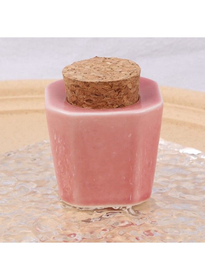 lasenersm 2Pcs Porcelain Material Dappen Dish With Soft Wooden Cap Nail Art Acrylic Powder Nail Art Tools Porcelain Cup Porcelain Dappen Cup Nail Art Acrylic Liquid Powder Dappen Dish Pink - Image 4