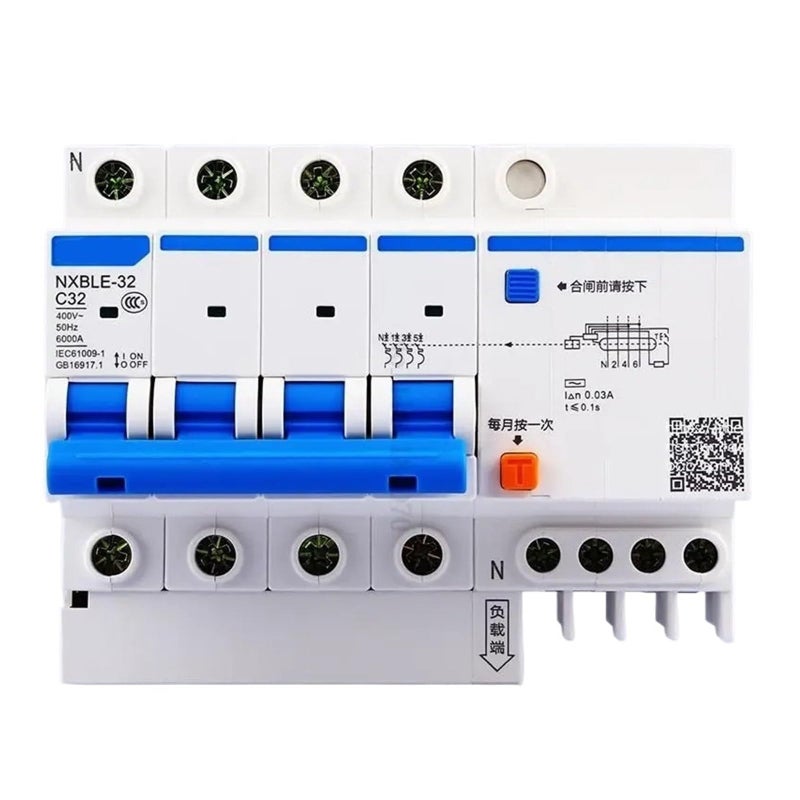 4P 25A Residual Current Circuit Breaker 30mA C10A 16A 20A 32A Replace DZ47LE 32 - Image 2