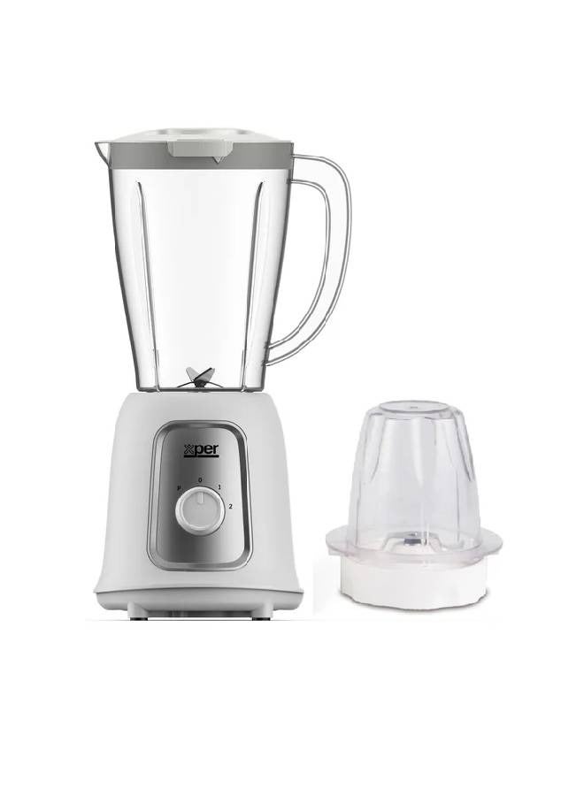 XPER Electric Blender Grinder 400W 1.5L White XPTB-100-19 - Image 2