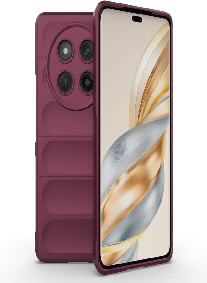 UNBLACK UNBLACK phone case cover Magic Shield TPU + Silicone Shockproof Phone Case compatible with Honor X9C / Honor x60 Pro (wind red)