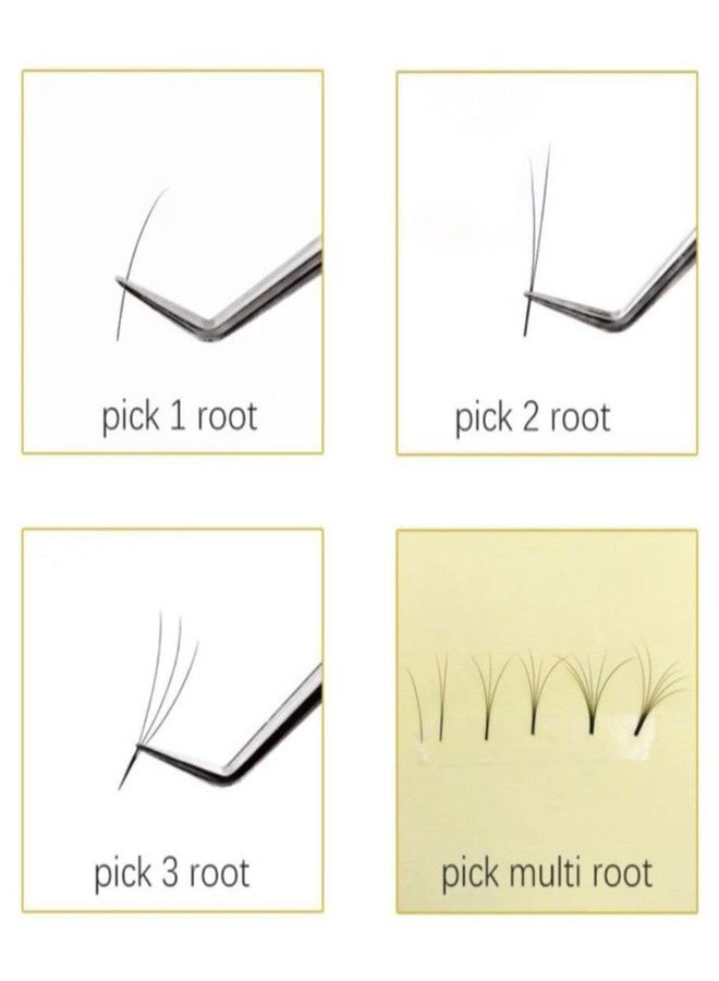 بيد مستلزمات وصلات الرموش BID YY، رموش y lash 0.07mm، رموش جاهزة رباعية الأبعاد سهلة التفرع، رموش روسية كثيفة، رموش صناعية من المنك غير لامعة، 12 صفًا، رموش متقاطعة مروحية (YY D0.07 10 مم) - Image 5