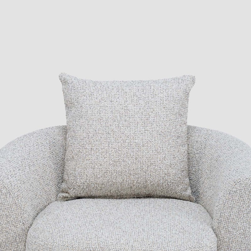 AL HUZAIFA FURNITURE Philomena Bucket Accent Chair, Upholstered In Fabric - Image 3