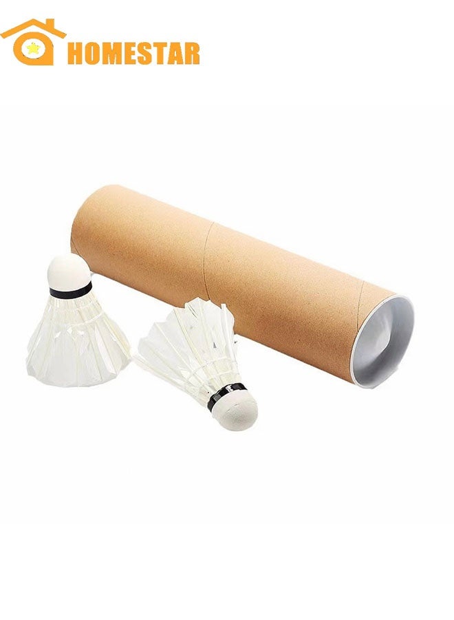 هومستر 6 أجهزة كمبيوتر شخصية ريش البادمينتون شاتلكوك ، شاتلكوك عالية السرعة دائمة ومستقرة ، كرات بيردي مجموعة للتدريب المهني أو الرياضات العائلية في الهواء الطلق - Image 1