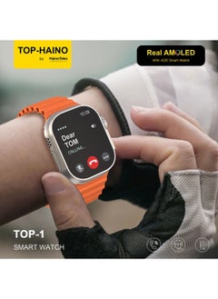Haino Teko TOP 1 Full Screen Real AMOLED Display 3 Pair Straps Wireless Charger for Ladies and Gents  - Image 3