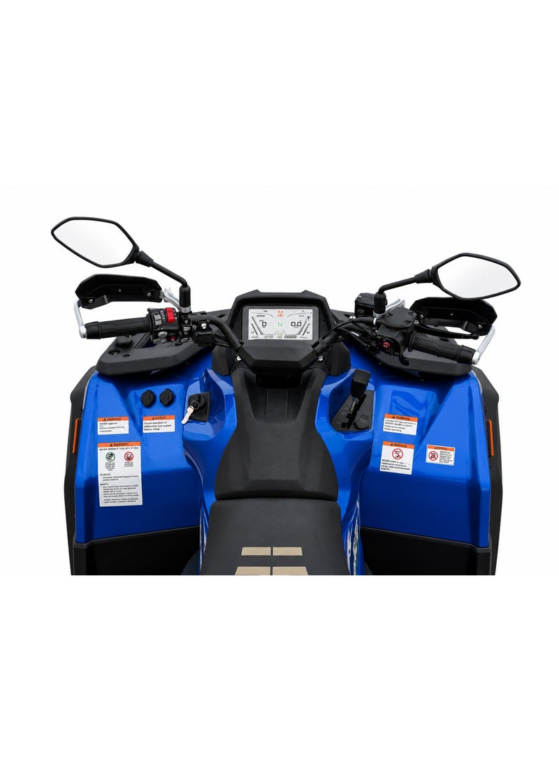 Sharmax Force 1100 EFI EPS 976cc 4WD ATV Quad Bike Blue - Image 4