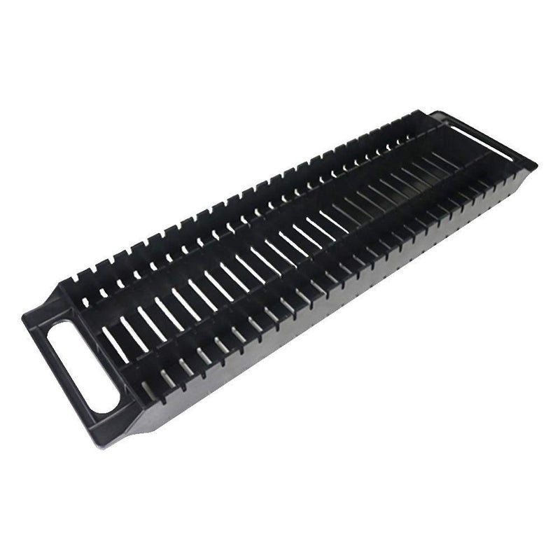 Anti Static Plastic ESD PP PCB Tray I Type - 25 Slots for PCB STACKING (Black)