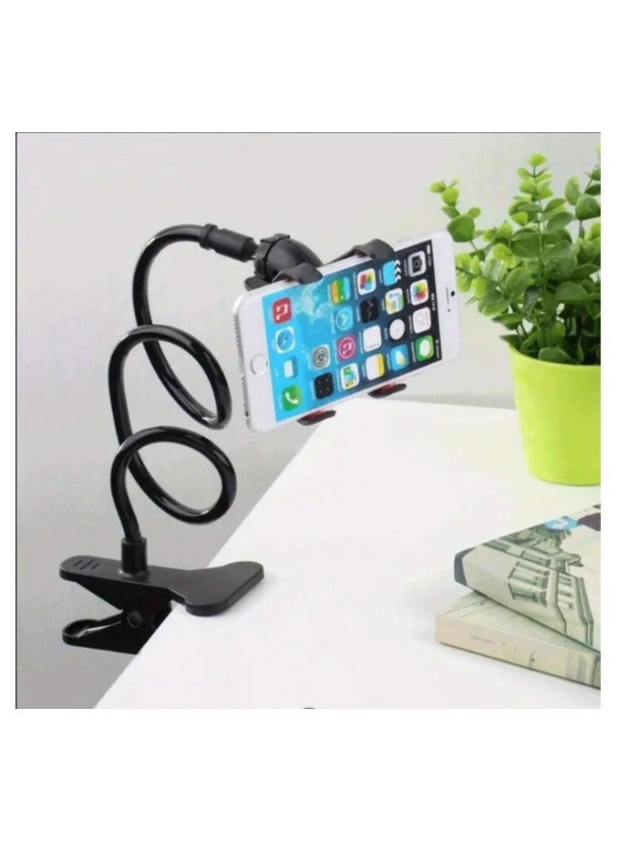 فيو حامل جوال مرن قابل للتثبيت فى اى مكان ,قابل للتوسعة من الجوانب ليلائم أى جوال , ابيض واسود - Image 4