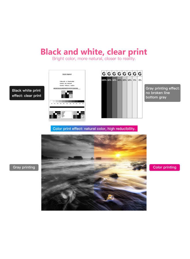 NIBEMINENT Compatible Ink Cartridge Grey  - Image 2