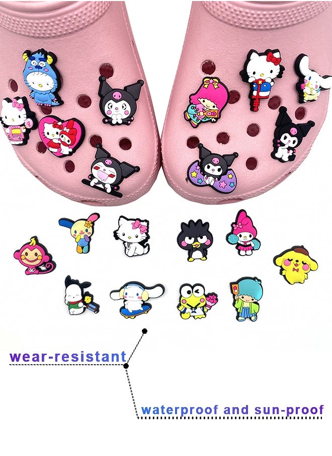 Jibbitz 20 Pcs Crocs Shoe Decoration Charms jibbitz, Trendy Series Charms Shoes Charm for Hole Hole Shoe, for Shoe & Bracelet Wristband Party Gifts,Suit Kids Boys Girls Man Woman  - Image 2