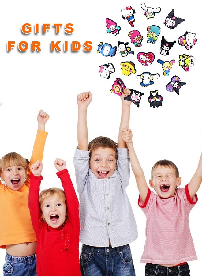 Jibbitz 20 Pcs Crocs Shoe Decoration Charms jibbitz, Trendy Series Charms Shoes Charm for Hole Hole Shoe, for Shoe & Bracelet Wristband Party Gifts,Suit Kids Boys Girls Man Woman  - Image 4