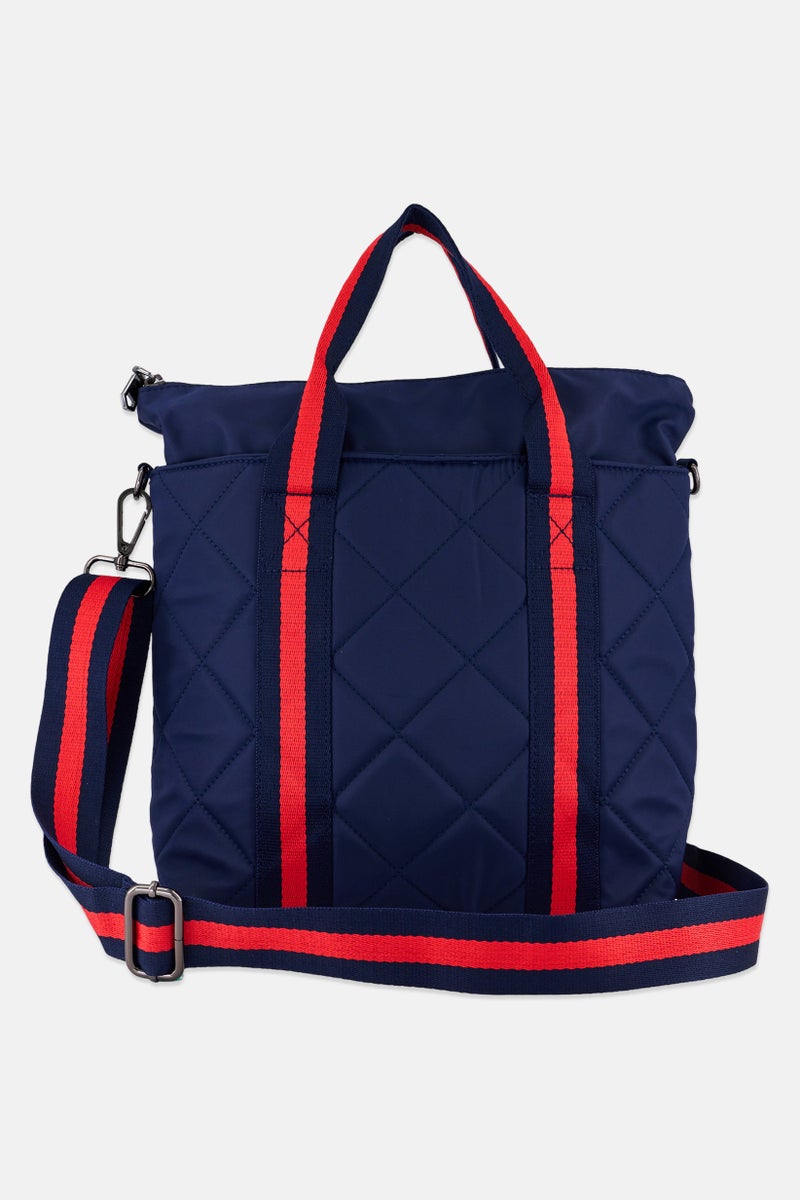 Sol and Selene Women Quilted Mini Handbag, Navy - Image 2