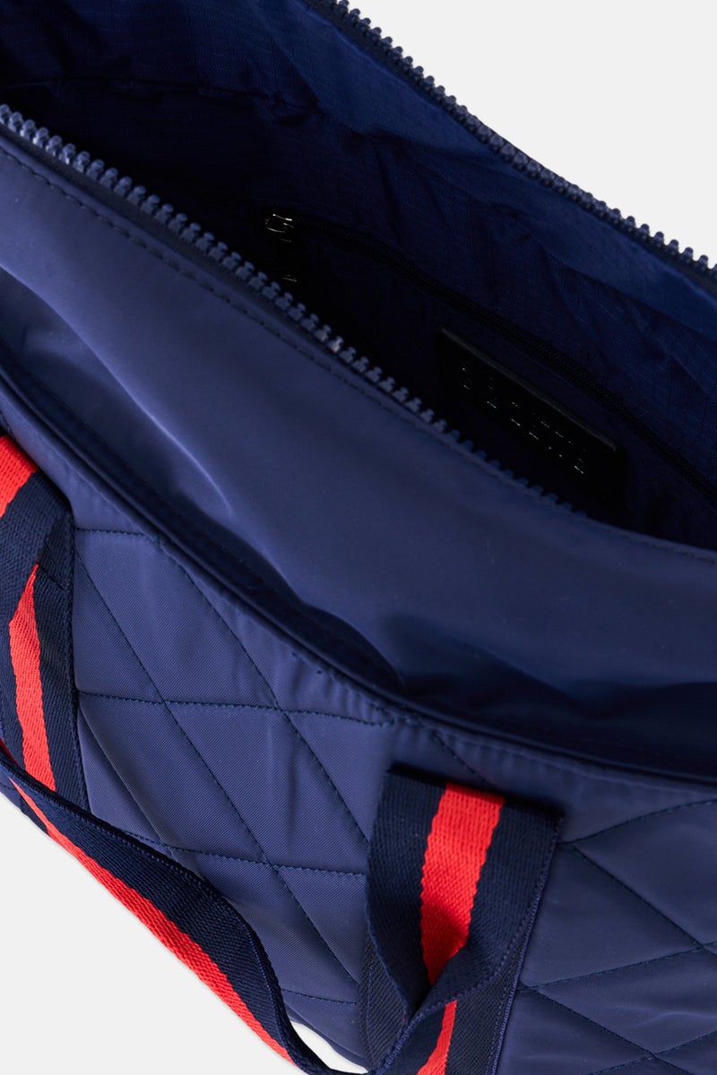 Sol and Selene Women Quilted Mini Handbag, Navy - Image 4