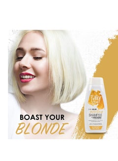 Punky Blondetastic 3-in-1 Color Depositing Shampoo & Conditioner with Shea Butter and Pro Vitamin B that helps Nourish and Strengthen Hair, 8.5 oz - pzsku/ZED8C67DFE02A5B69F688Z/45/_/1739357185/5d319d15-6085-45cb-a35b-0b1364fa3c9e