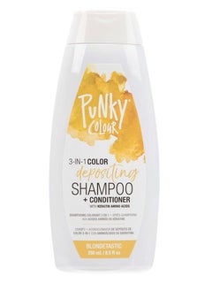 Punky Blondetastic 3-in-1 Color Depositing Shampoo & Conditioner with Shea Butter and Pro Vitamin B that helps Nourish and Strengthen Hair, 8.5 oz - pzsku/ZED8C67DFE02A5B69F688Z/45/_/1739357210/1ff6e18c-4795-4d58-82d9-22f7e1d1ba2c