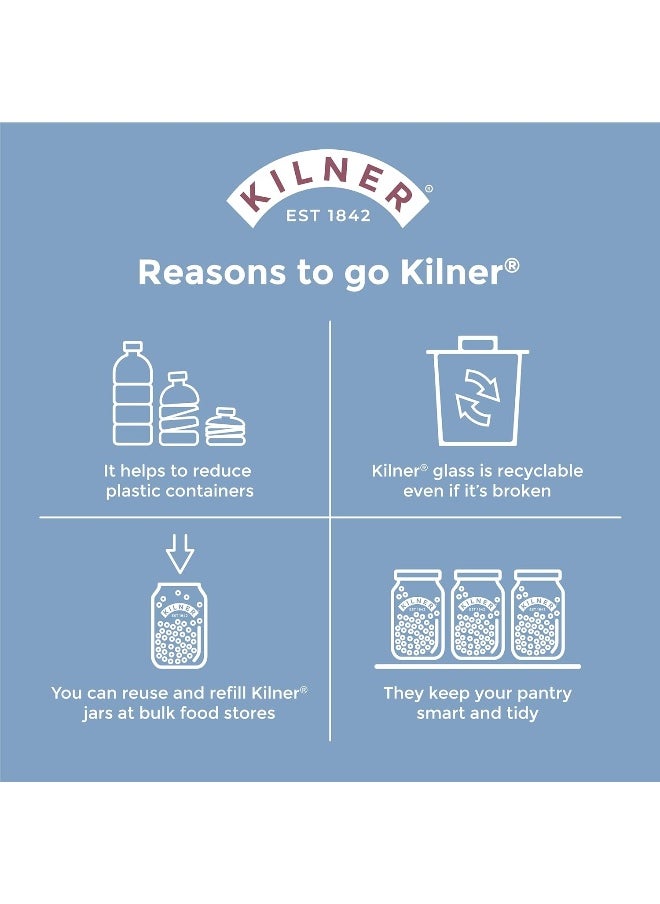 Kilner - Universal Push Top Storage Jar 4L - Image 1