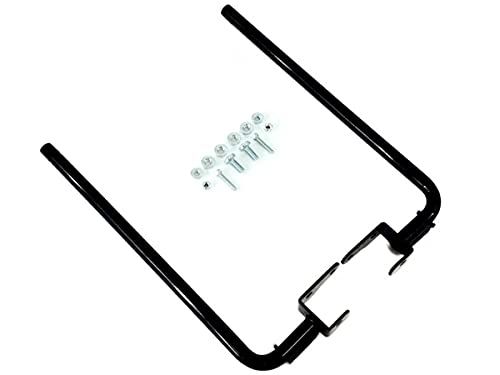 Eagle Skull Gloss Black Rear Saddlebag Lower Supports Harley Davidson Touring Electra Street Glide Road King Ultra Classic Limited CVO 2014-2025 SaddleBags Bagger Guard Support Kit HD Right 90200504 Left 90200505 - Image 1