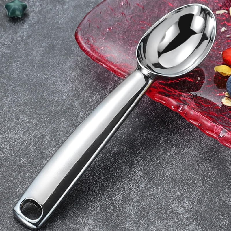 Zinc Alloy Ice Cream Scoop Multi Functional Muffin Spoon With Hanging Hole - Image 5
