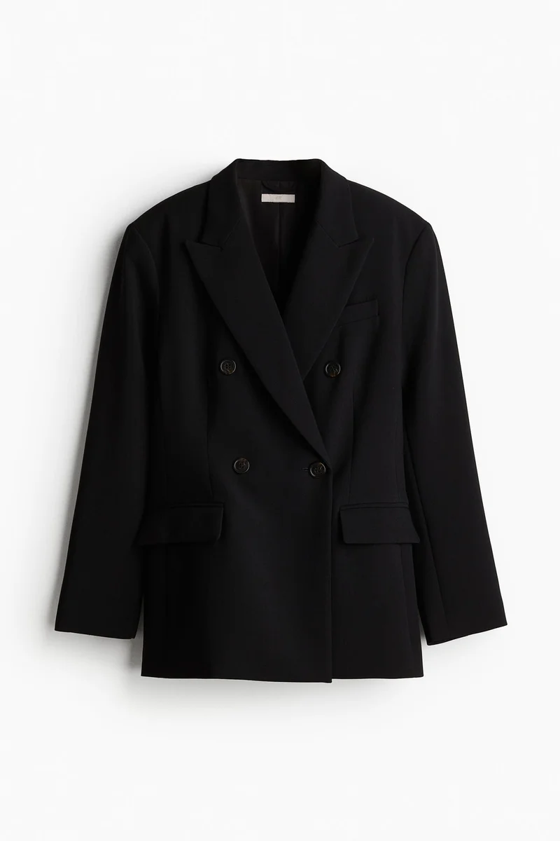 H&M Double-breasted hourglass blazer
