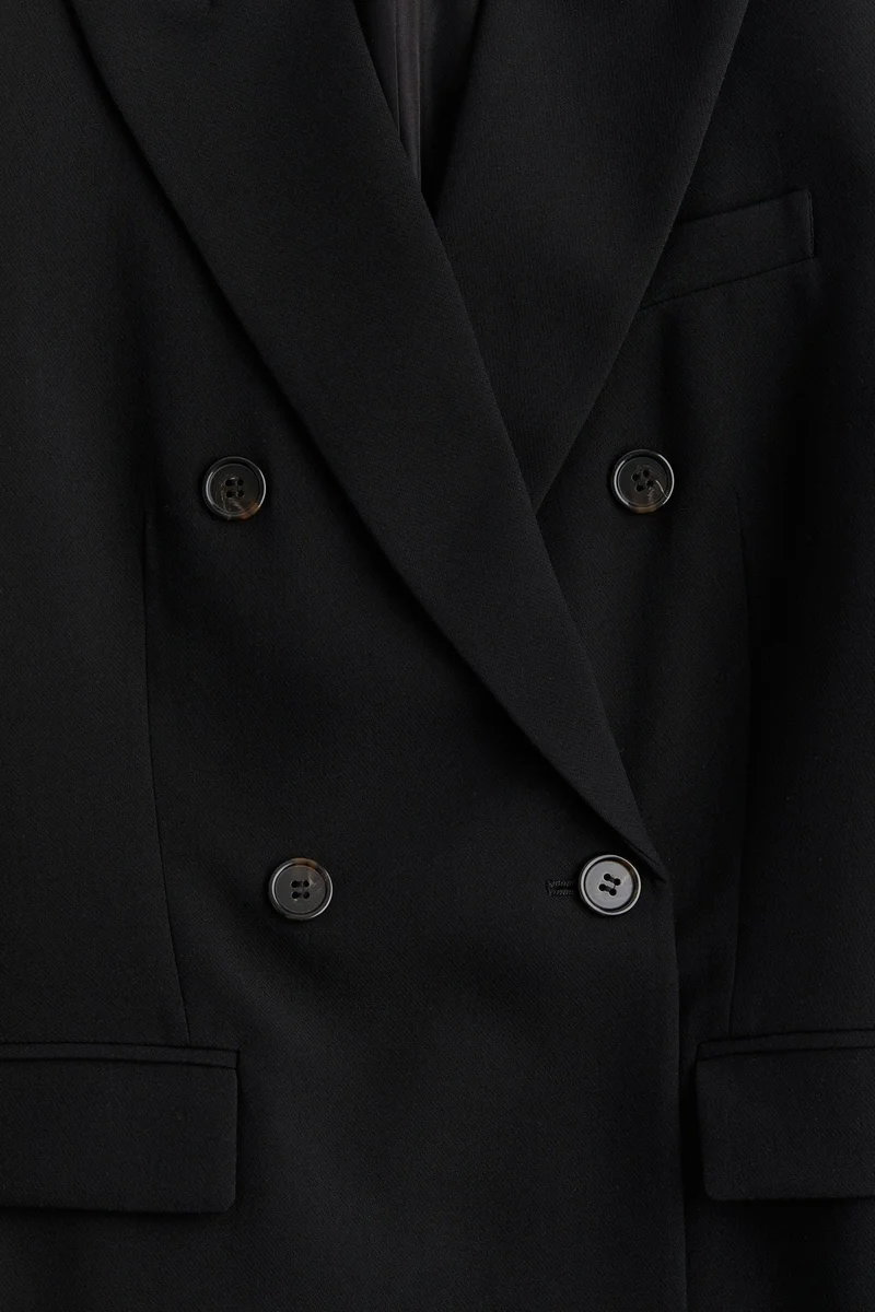 H&M Double-breasted hourglass blazer