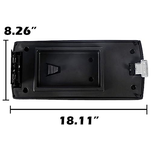 GPLUS G-PLUS Armrest Center Console Lid Cover Compatible with Ford Flex 2013-2017 Black EA8Z7406024AA, DA8Z7406024AA, FA8Z7406024AA - Image 2