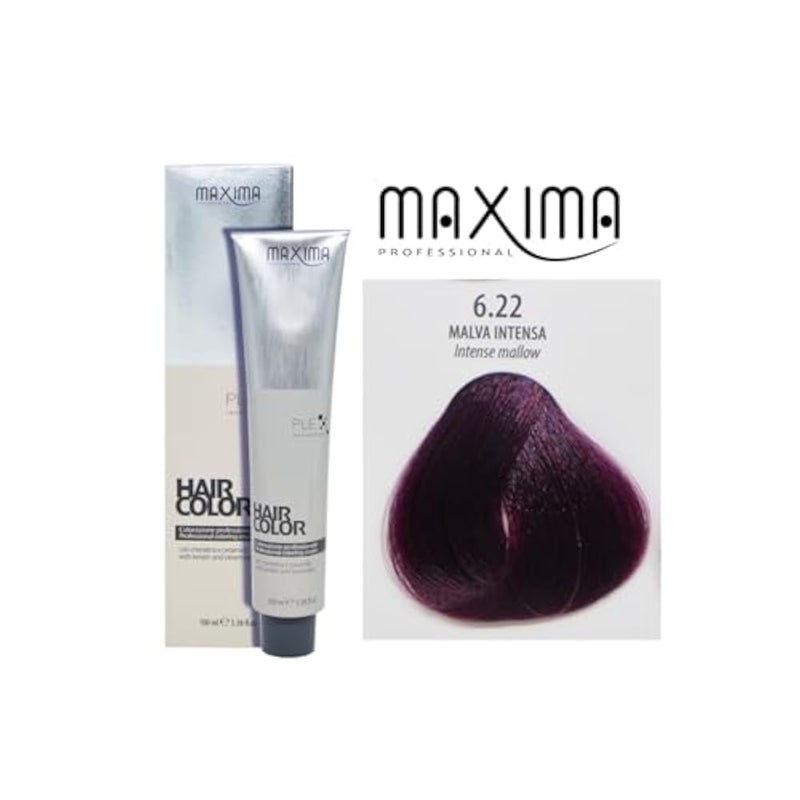 MAXIMA PROFESSIONAL Hair Color Cream 100ml – Intense Long-Lasting Color, 100% Grey Coverage, Enriched Formula – Salon Results at Home (6.22 Intense Mallow) - Image 2