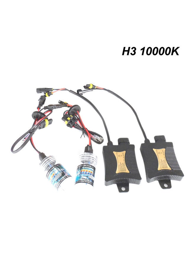 NIBEMINENT Xenon Kit Headlight Bulbs 12V 55W for H3 10000K - Image 1