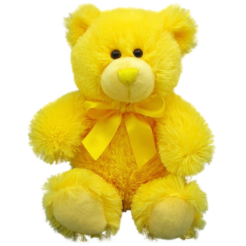 Anico 8 Yellow Teddy Bear Soft Plush Yellow Bear Small Bear Perfect for Kids Birthdays Holidays and More - Image 2