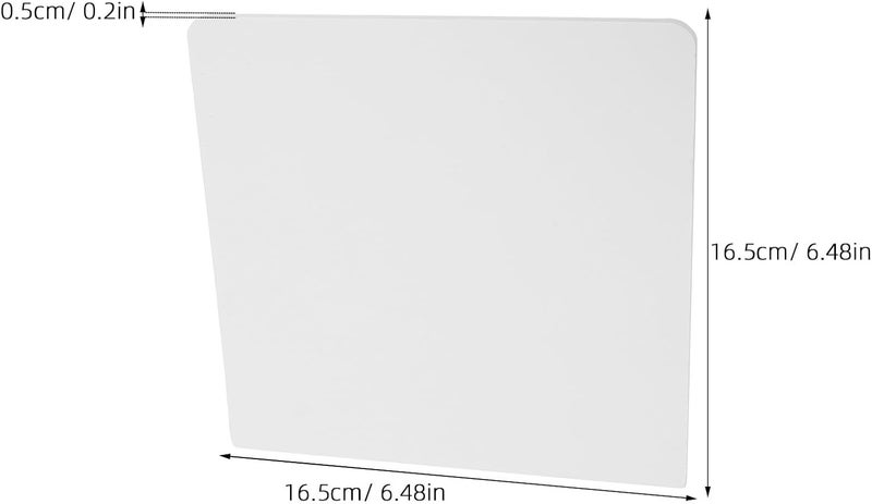 CIMAXIC 4pcs Hardcover Blank Board Books - Chunky Thick Pages Book for Students Sketching Drawing Writing - School Office Drawing Paper, 5 Sheets, 6.5in - Image 2