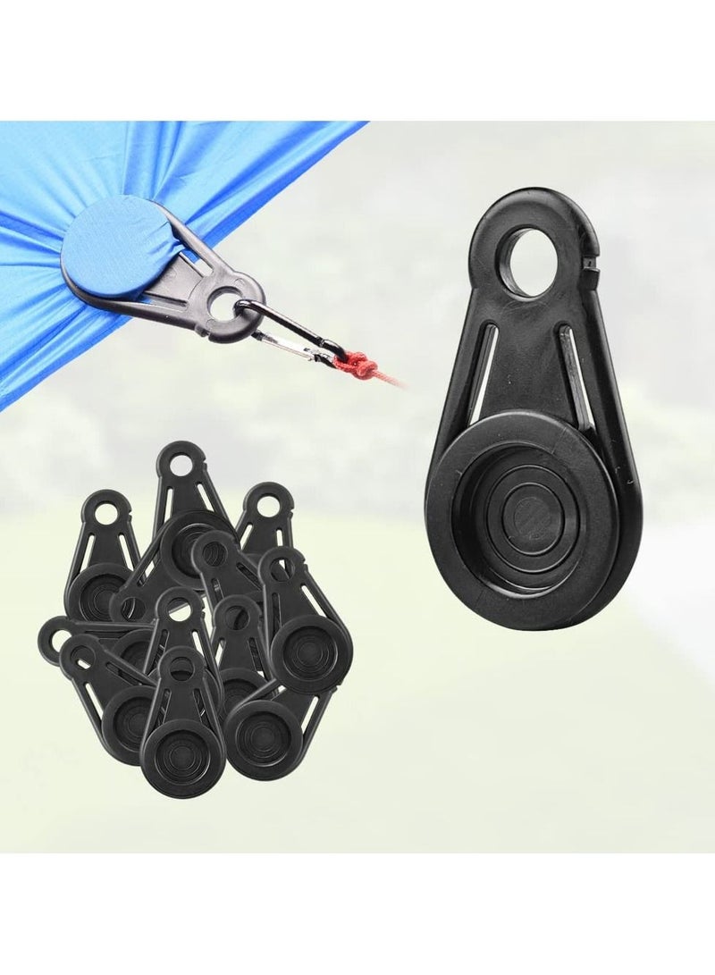 SYOSI 20 قطعة مشابك بلاستيكية لقماش الظل، مشبك تثبيت لقماش الظل، مشبك بلاستيكي لتثبيت الشادر، شبكة مضادة للطيور، شبكة حديقة - Image 1