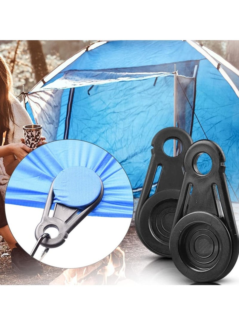 SYOSI 20 قطعة مشابك بلاستيكية لقماش الظل، مشبك تثبيت لقماش الظل، مشبك بلاستيكي لتثبيت الشادر، شبكة مضادة للطيور، شبكة حديقة - Image 4