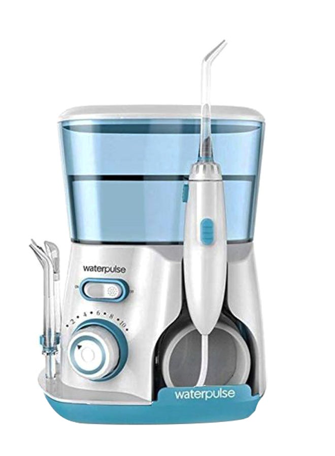 waterpulse Oral Irrigator Water Jet Pick Dental Floss Blue/White - Image 1