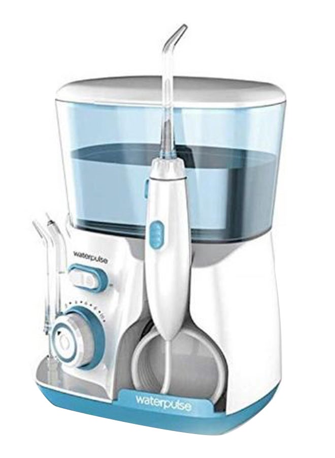 waterpulse Oral Irrigator Water Jet Pick Dental Floss Blue/White - Image 2