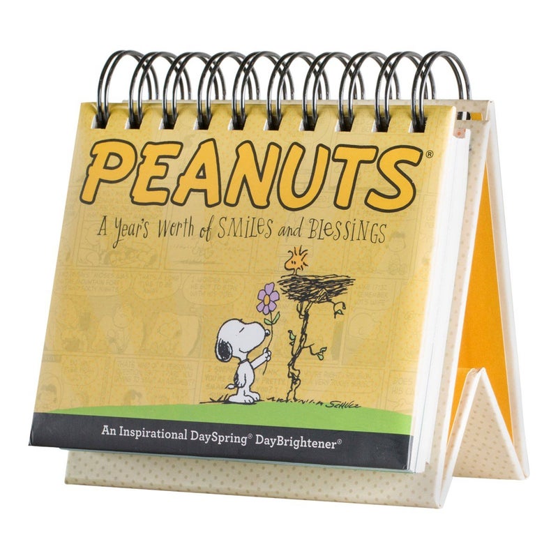 Dayspring - Peanuts - Smiles and Blessings - Perpetual Calendar (75668), Yellow - Image 1