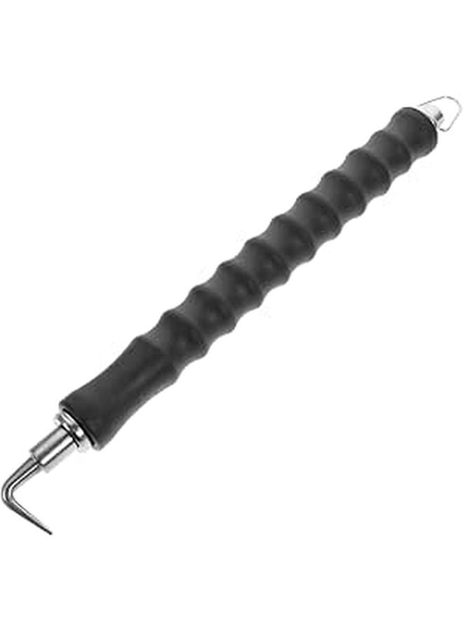 Semi Automatic Rebar Tie Hook Tool Efficient Wire Binding Comfortable Grip Durable Black - Image 1