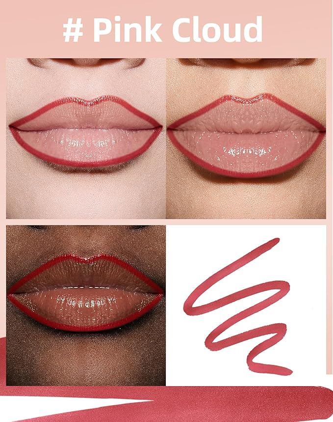 KIMUSE Peel Off Lip Liner Stain Lip Tint Stain Peel Off Long Lasting Waterproof Liptint Peel Off Highly Pigmented Color Matte Finish Lipstick Lipstain - Image 5