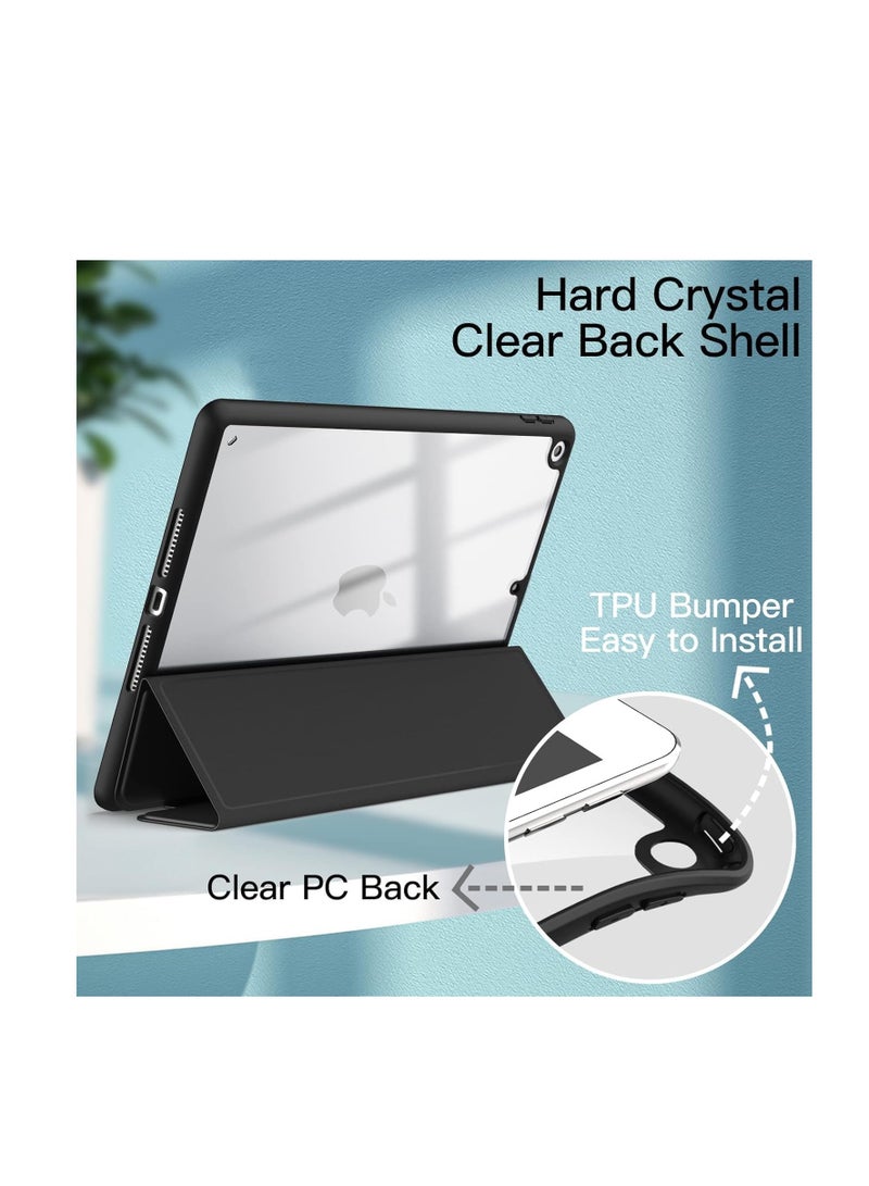 EVO iPad 6th/5th Generation Case (9.7-inch, 2018/2017), iPad Pro 9.7 inch 2016, iPad Air 2nd/1st Gen, Shockproof Bumper Back Cover with Built-in Pencil Holder, Auto Sleep/Wake Black  - Image 3