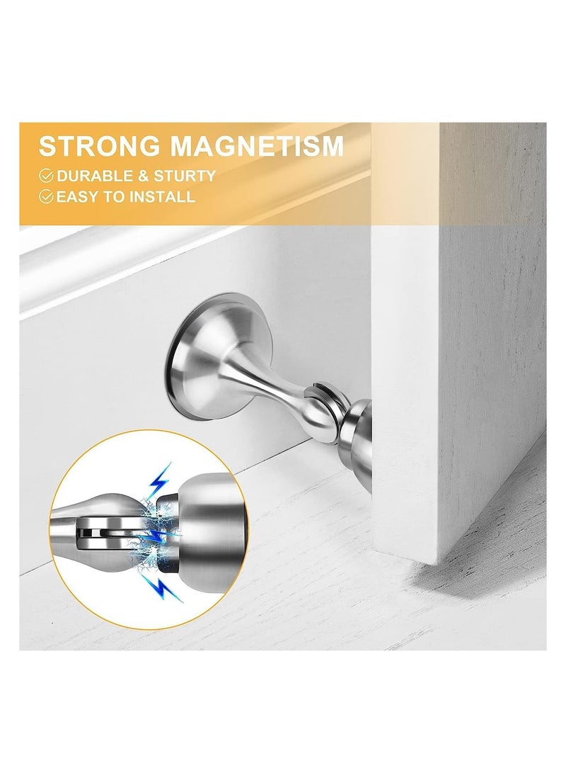 VIUAUAX Magnetic Door Stoppers,No Drilling Door Stop，Door Stop Wedge,Ainless Steel Door Stops For Wall And Floor Mounting.（1 Pack） - Image 5