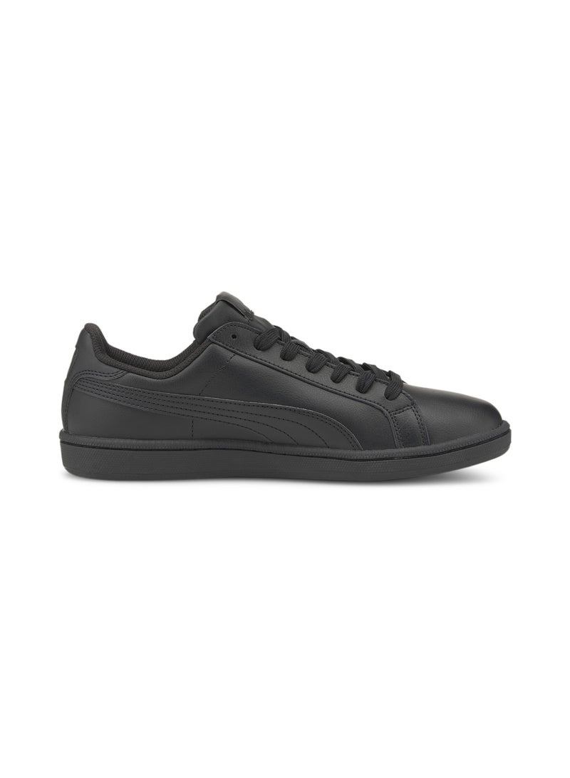 PUMA Smash Leather Unisex Black Casual Sneakers - Image 5