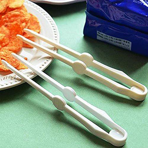 JCSMARTEC 1-PACK Chip Tongs Clip for Home Restaurant Bakery Kitchen Bread Snack Potato Salad Food (1-PACK) - Image 4