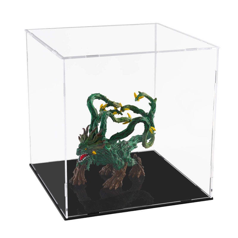 aDesign A+ DESIGN Clear Acrylic Display Case Assemble Collectibles Box Alternative Glass Case for Display Action Figures Home Storage & Organizing Toys (6x6x6 inch; 15x15x15 cm) - Image 1
