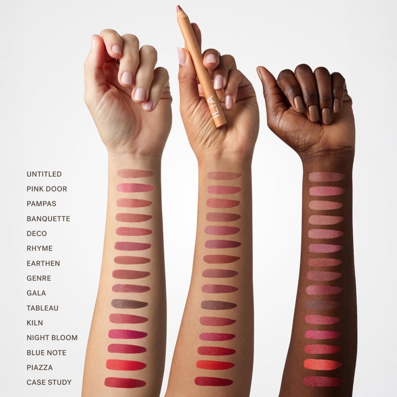 ILIA - Lip Sketch Hydrating Crayon | Hydrate, Plump, Smooth, Strengthen | Long Lasting up to 12-Hours, Bleed-Resistant, Soft-Matte | Barrier-Building, Non-Toxic, Cruelty-Free (Genre) - Image 2
