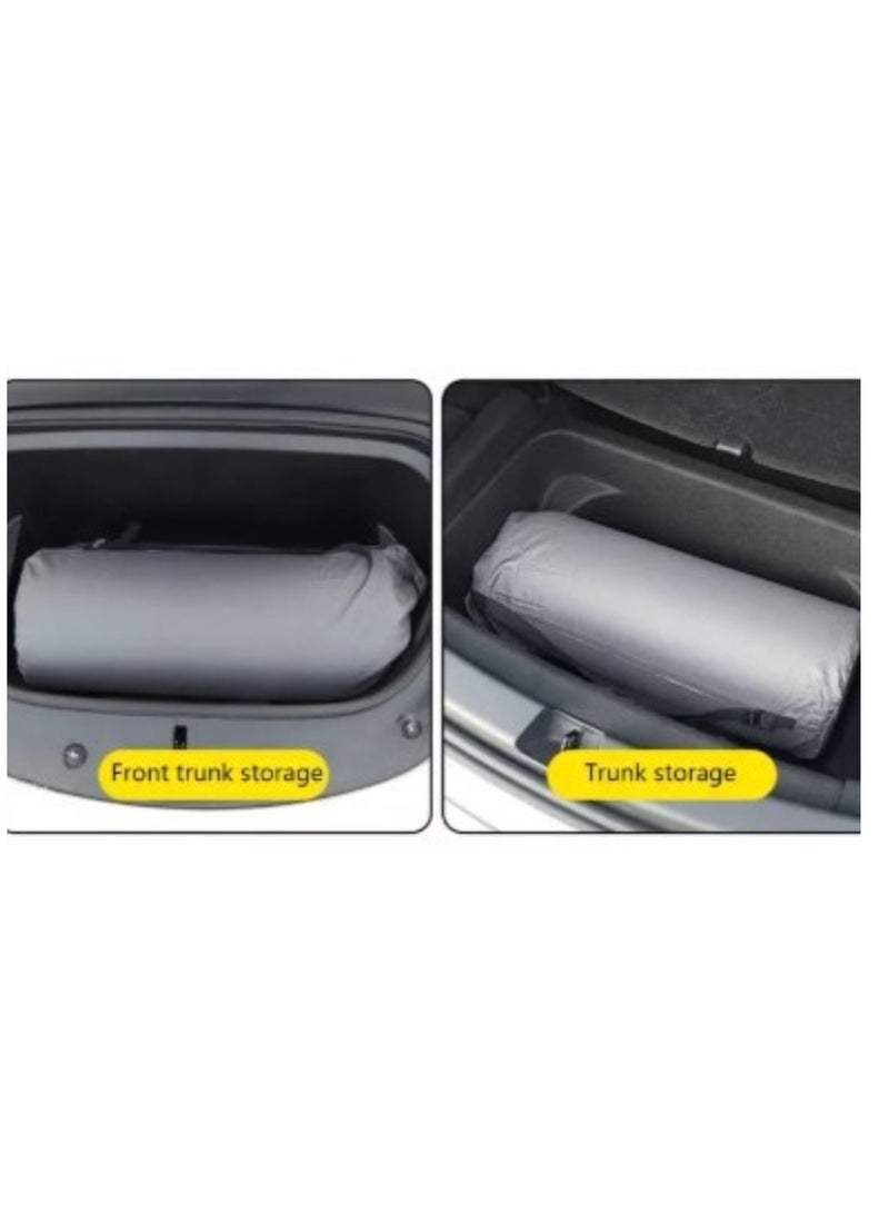 Generic Automatic Inflatable Mattress Car Travel Air Bed For Tesla Model Y and Model 3 Camping Bed Cot Multi-functional Car Trunk Sleeping Mat - Image 2