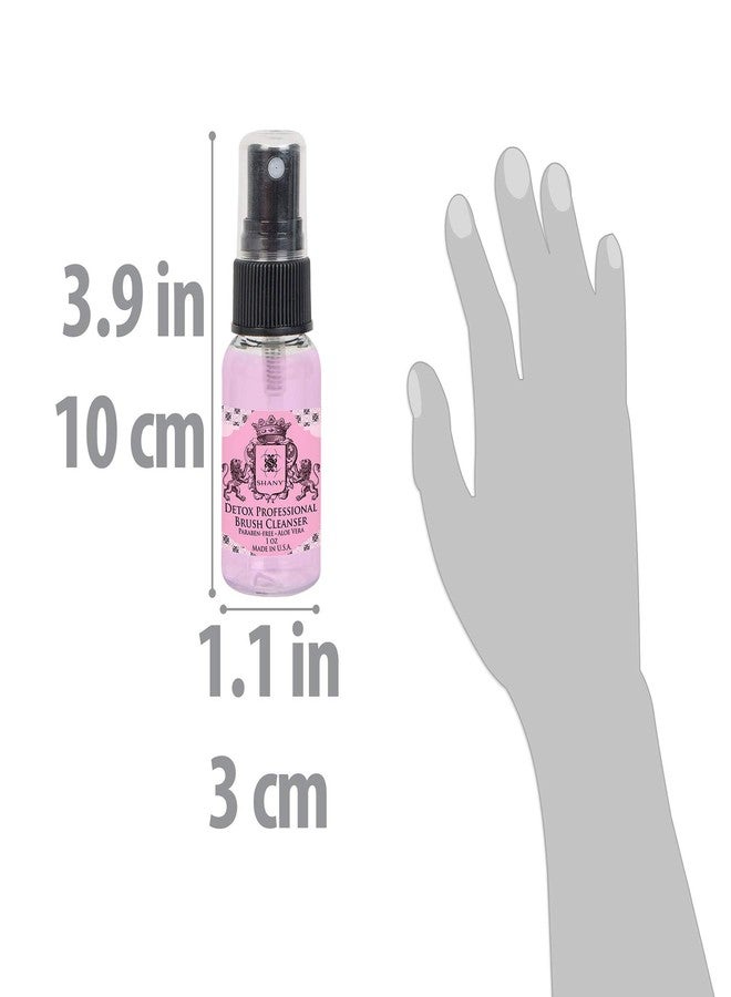 SHANY DETOX Professional Makeup Brush and Sponge Shampoo, Brush Cleanser, Removes dirt, Makeup from brushes and Sponges - Paraben Free, Vegan, Cruelty Free - Instant Dry - 1oz - Image 4