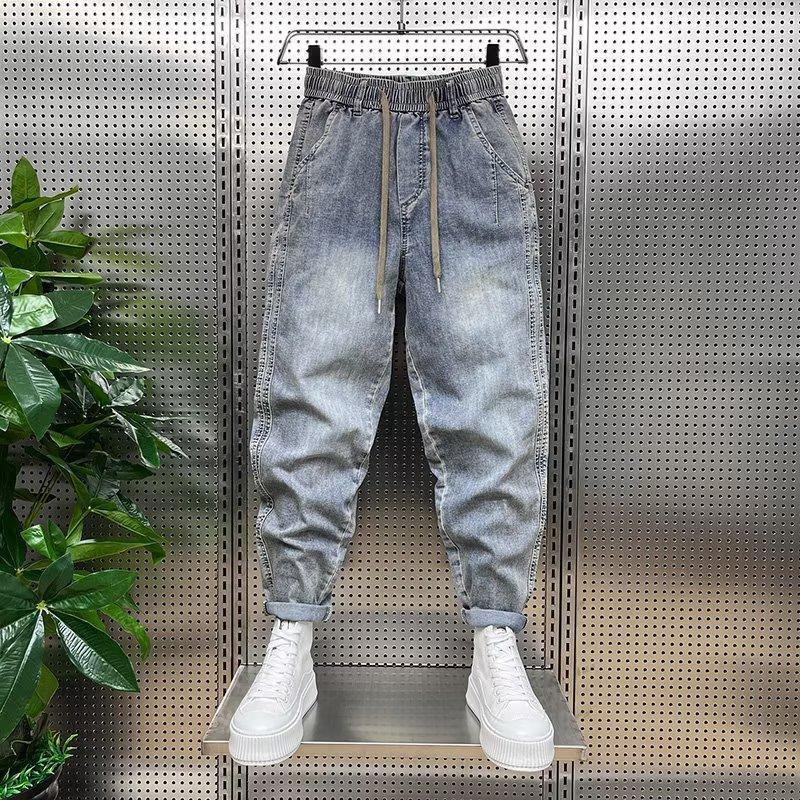 Unisex Classic Denim Jeans Loose Fit Daily Outdoor Wear - Image 2