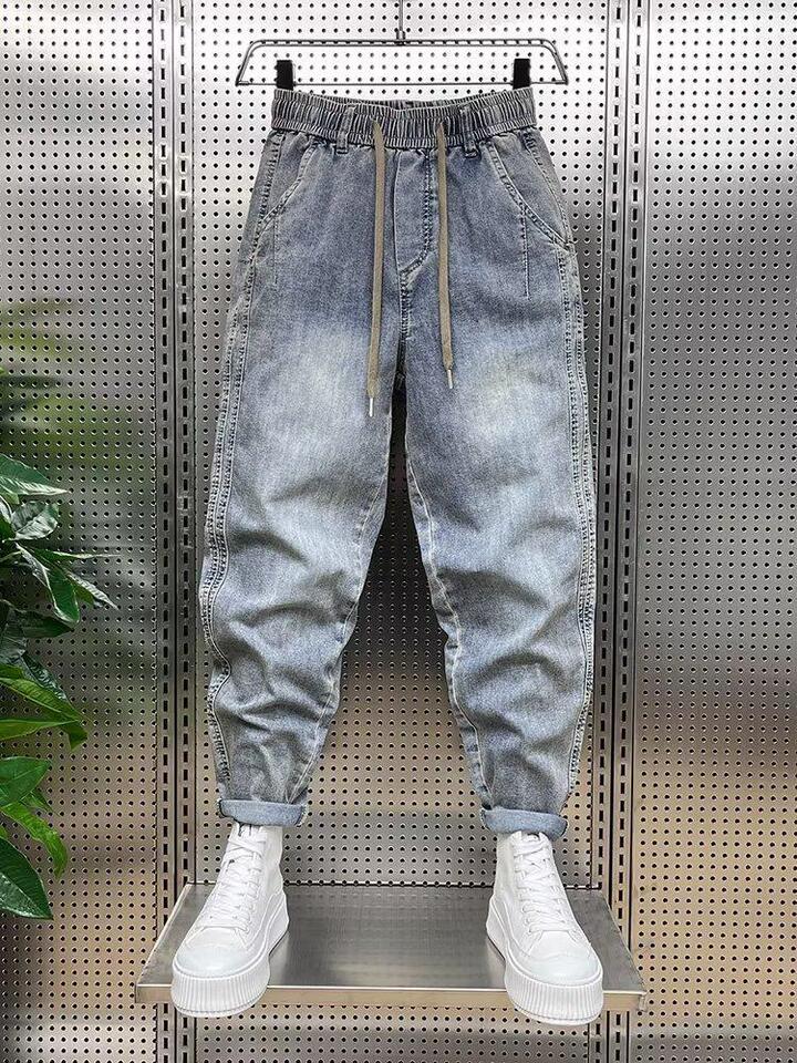Unisex Classic Denim Jeans Loose Fit Daily Outdoor Wear - Image 3