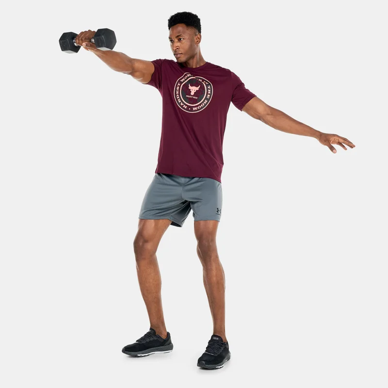 UNDER ARMOUR Men's Project Rock Globe T-Shirt