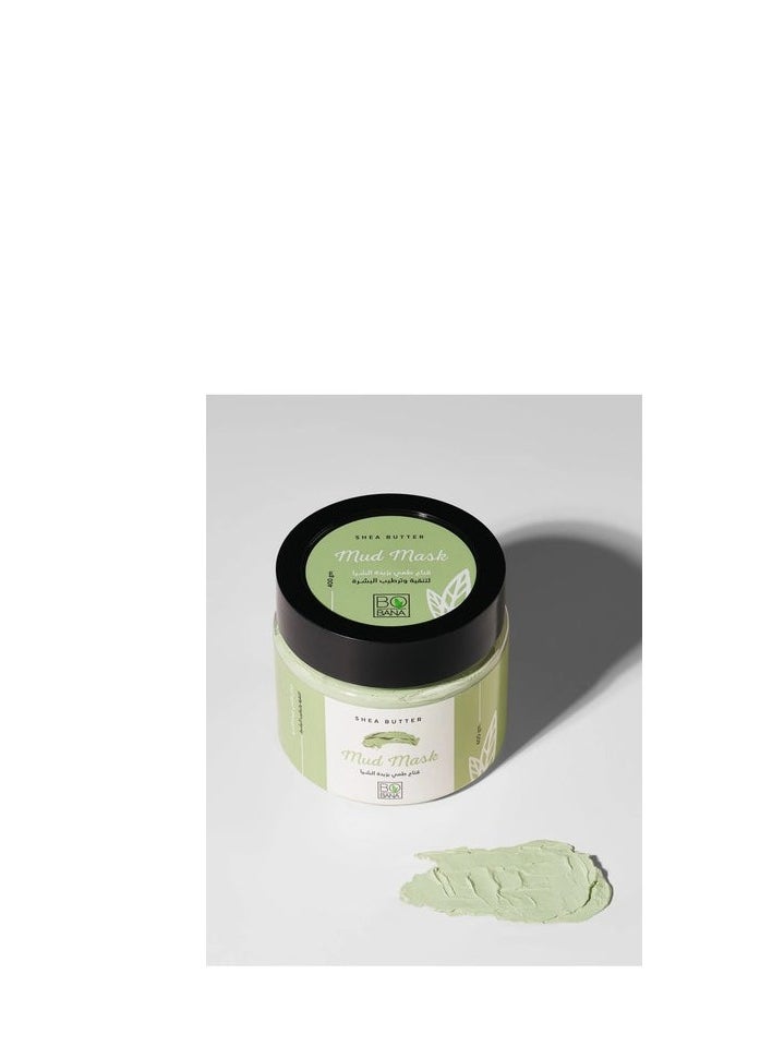 BOBANA - Bobana Natural Mud Mask Shea Butter 400 Gm - Image 1
