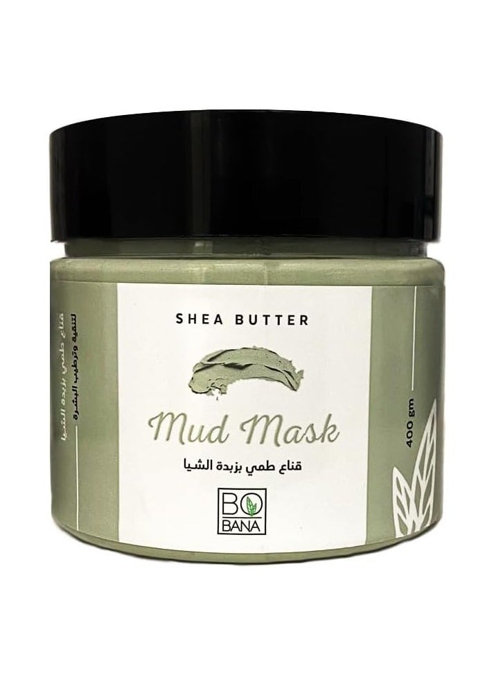 BOBANA - Bobana Natural Mud Mask Shea Butter 400 Gm - Image 1